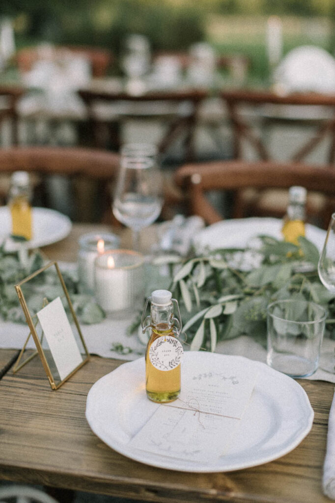 Die Tischdekoration auf einer Hochzeit am Bodensee, Alexandra Kasper - Hochzeitsfotograf Bodensee